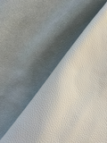 White Premium Upholstery Cowhide – Chrome-Tanned Automotive and Furniture Leather, Full Aniline Finish, Naturally Pebbled Top Grain, 1.3–1.5 mm (~4 oz), ~50 Sq Ft Whole Hide