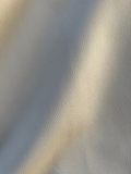 Ivory Off White Premium Upholstery Cowhide – Chrome-Tanned Automotive and Furniture Leather, Full Aniline Finish, Naturally Pebbled Top Grain, 1.3–1.5 mm (~4 oz), ~50 Sq Ft Whole Hide