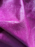 Mulberry Large Floral Embossed Cowhide