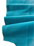 Turquoise Natural Grain Deer-Tanned Cowhide –  Full Aniline Finish, 1.1–1.3 mm (3 oz), ~20 Sq Ft