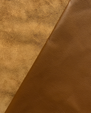 Cognac Classic Cowhide – Chrome-Tanned Automotive and Furniture Upholstery Leather, Full Aniline Finish, Top Grain, 1.0–1.2 mm (~3 oz), ~45 Sq Ft Whole Hide