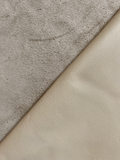Off White Classic Cowhide – Chrome-Tanned Automotive and Furniture Upholstery Leather, Full Aniline Finish, Top Grain, 1.0–1.2 mm (~3 oz), ~45 Sq Ft Whole Hide