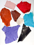 Assorted Full Grain Leather Scraps & Remnants – Sold by the Pound
