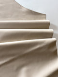 Off White Natural Grain Deer-Tanned Cowhide –  Full Aniline Finish, 1.1–1.3 mm (3 oz), ~20 Sq Ft (Also Available in 10 Sq Ft)