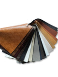 Upholstery Leather Swatch Ring – All Upholstery-Grade Whole Hide Leather Collections with QR Codes for Easy Ordering