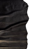 Black Italian Nappa Lambskin – Chrome-Tanned, Semi-Aniline Finish, 0.8–0.9 mm (2 oz), ~7 - 10 Sq Ft