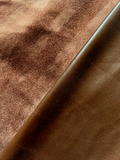 Chocolate Brown Italian Nappa Lambskin – Chrome-Tanned, Semi-Aniline Finish, 0.8–0.9 mm (2 oz), ~7 - 10 Sq Ft