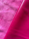 Hot Pink Italian Nappa Lambskin – Chrome-Tanned, Semi-Aniline Finish, 0.8–0.9 mm (2 oz), ~7 - 10 Sq Ft