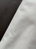 White Classic Cowhide – Chrome-Tanned Automotive and Furniture Upholstery Leather, Full Aniline Finish, Top Grain, 1.0–1.2 mm (~3 oz), ~45 Sq Ft Whole Hide