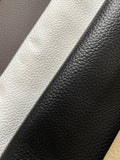 Black Classic Cowhide – Chrome-Tanned Automotive and Furniture Upholstery Leather, Full Aniline Finish, Top Grain, 1.0–1.2 mm (~3 oz), ~45 Sq Ft Whole Hide