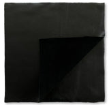 Black Natural Grain Deer-Tanned Cowhide –  Full Aniline Finish, 1.1–1.3 mm (3 oz), Pre-Cut Leather Sheets (12" × 12")