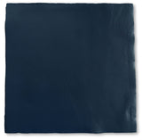 Navy Blue Natural Grain Deer-Tanned Cowhide –  Full Aniline Finish, 1.1–1.3 mm (3 oz), Pre-Cut Leather Sheets (12" × 12")