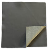Grey Natural Grain Deer-Tanned Cowhide –  Full Aniline Finish, 1.1–1.3 mm (3 oz), Pre-Cut Leather Sheets (12" × 12")