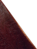 Floral Embossed Cowhide