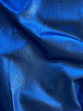 Royal Blue Metallic Natural Grain Chrome-Tanned Cowhide – Metallic Foil Finish, 1.1–1.3 mm (3 oz), ~20 Sq Ft