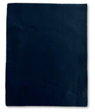 Navy Natural Grain Deer-Tanned Cowhide –  Full Aniline Finish, 1.1–1.3 mm (3 oz), Pre-Cut Leather Sheets (8.5" × 11")