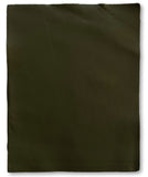 Olive Natural Grain Deer-Tanned Cowhide –  Full Aniline Finish, 1.1–1.3 mm (3 oz), Pre-Cut Leather Sheets (8.5" × 11")
