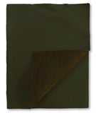 Olive Natural Grain Deer-Tanned Cowhide –  Full Aniline Finish, 1.1–1.3 mm (3 oz), Pre-Cut Leather Sheets (8.5" × 11")