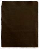 Chocolate Brown Natural Grain Leather - 8.5" x 11" Pre-Cut Sheets