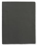 Grey Natural Grain Deer-Tanned Cowhide –  Full Aniline Finish, 1.1–1.3 mm (3 oz), Pre-Cut Leather Sheets (8.5" × 11")