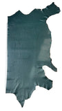 Pine Green Natural Grain Deer-Tanned Cowhide –  Full Aniline Finish, 1.1–1.3 mm (3 oz), ~20 Sq Ft