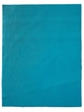 Turquoise Natural Grain Deer-Tanned Cowhide –  Full Aniline Finish, 1.1–1.3 mm (3 oz), Pre-Cut Leather Sheets (8.5" × 11")