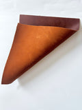 Bourbon Waxy Pull Up Cowhide – Semi Veg-Tanned, Top Grain, Wax/Oil Finish, 1.1–1.3 mm (3 oz), Pre-Cut Leather Sheets (8.5" × 11")