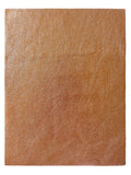 Rose Gold Metallic Natural Grain Chrome-Tanned Cowhide – Metallic Foil Finish, 1.1–1.3 mm (3 oz), Pre-Cut Leather Sheets (8.5" × 11")