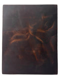 Mocha Crazy Horse Cowhide Leather – Distressed Wax/Oil Finish, 1.8–2.0 mm (4–5 oz), Pre-Cut Leather Sheets (8.5" × 11")