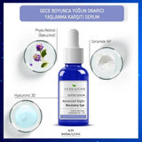 Herbaderm Eye Serum Advanced Night Recovery Serum 20ml - Anti-aging Under Eye Cream with Phyto-Retinol & Hyaluronic Acid