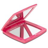 Eklips Pink Compact Mirror - Portable Makeup Mirror with Dual-Sided Glass & Magnetic Closure