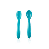 Babyjem Baby Utensil Set - Soft Baby Cutlery & Dishwasher Safe Feeding Tools for Self-Feeding Infants