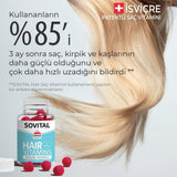 Sovital Hair Vitamins - Vegan Gummies | 60 Count