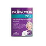 Vitabiotics Wellwoman 70+ Dietary Supplement for Women - Multivitamin and Antioxidant Support for Seniors, 30 Tablets