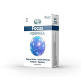 NBL Focus Formula Cognitive Support Supplement - Enhances Mental Clarity & Focus with Ginkgo Biloba, Gotu Kola & Siberian Ginseng - 30 Tablets