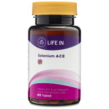 Life In Selenium - Vitamin C, A & Selenium Dietary Supplement Tablet for Immunity & Antioxidant Support - Adults & Kids 11+