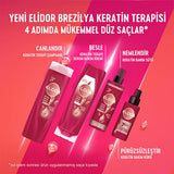 Elidor Brazilian Keratin Therapy Hair Serum - Nourishes, Smooths, and Adds Shine to Hair - 11.83 fl oz