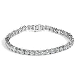 IGI Certified 14K White Gold 6.0 Cttw Lab Grown Diamond Tennis Bracelet