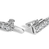 IGI Certified 14K White Gold 6.0 Cttw Lab Grown Diamond Tennis Bracelet