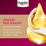 Palette Deluxe Yakut Kızılı Hair Dye - Long-Lasting Rich Ruby Red Hair Color