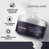Wella Wellaflex Men's Dynamic Texture Matte Hair Paste - Ultra Strong Hold, Vegan Hair Wax for Long-Lasting Texturized Styles