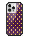 Polka Dot | Purple and Yellow iPhone Case