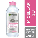 Garnier Micellar Makeup Remover Water - Gentle, Hypoallergenic Solution for Sensitive Skin - 13.53 fl oz
