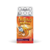 EasyFishoil Beta Glukan Children's Dietary Supplement - Sugar-Free Chewable Tablets with Vitamin A, D, E