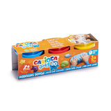 Carioca Modeling Dough for Kids - 3 Colors x 75g, Non-Toxic, Air-Dry, Creative Play Material for Children Aged 1+ Years