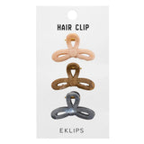 Eklips Marble Bow Hair Clips Elegant Hair Accessories 3-Pack