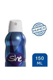 She Angel Women's Long-Lasting Deodorant - 150ml Spray for Odor Control & Fresh Feminine Fragrance All Day