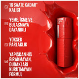 Maybelline New York Super Stay Vinyl Ink Liquid Lipstick - 16 Hour Long-Lasting, High Shine Finish, Smudge-Proof - Wicked