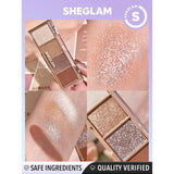 Sheglam Essential Quad Eyeshadow Palette in Veil 4.5g