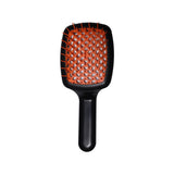 Janeke Curvy M Open Back Hairbrush Chrome Orange SP508A